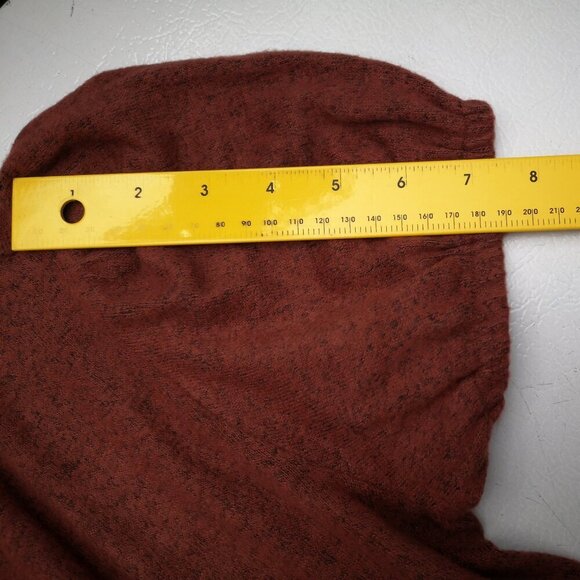 NWOT Ricki's Ladies Size Medium Rust Short Sleeves Lightweight Sweater - Picture 8 of 9